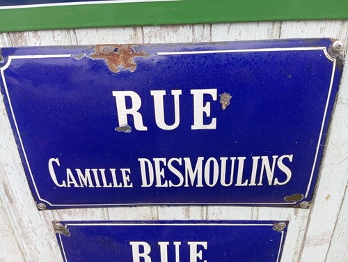 Ancienne plaque emaillee - ancienne,