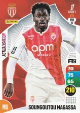 N° 191 BIS - CARTE FOOT PANINI ADRENALYN 2025 2026 - SOUNGOUTOU MAGASSA - MONACO