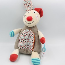 Doudou range pyjama lapin gris