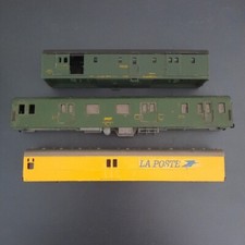 3x Coque Voiture De Train HO Jouef Vintage Modelisme Ferroviaire Pièce Détachée 