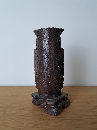 Chine vase pierre dure - vase,