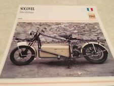 Carte moto Socovel moto électrique 1941 collection Atlas motorbike France