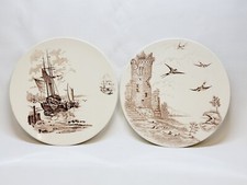 2 plats ronds Longchamp terre