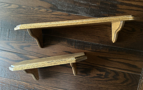 Vintage solid oak - solid, wall