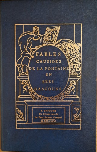 Fontaine fables causides - la, en