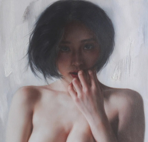 Portrait originale fille nue
