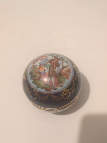 Boîte bijoux porcelaine - boîte,