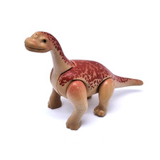 PLAYMOBIL * DINOSAURES * Bébé Dinosaure Brachiosaurus Brun Marron 5231 6595