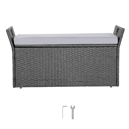 Banc rangement extérieur - banc,