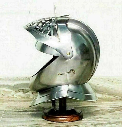 Casque médiéval acier - casque,