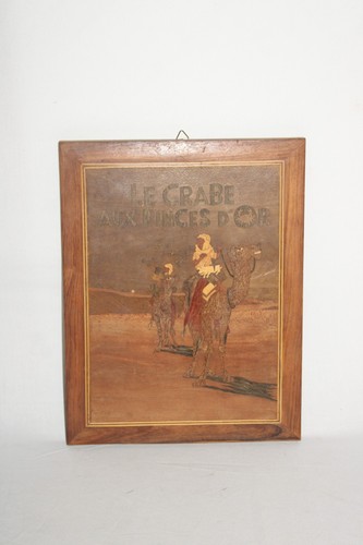 Tableau bois crabe - le, aux