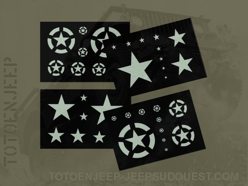 Kit pochoirs reutilisable - pochoirs,
