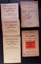 Lot de 5 Michelin Illustrated Guides to the Battle-fields (1914-1918)  -