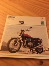 Kawasaki 750 Z2 900 Z1 1973 Z Carte moto Collection Atlas Japon