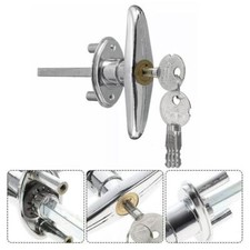 Poignée en T universelle de remplacement pour serrure de porte de garage à vole,