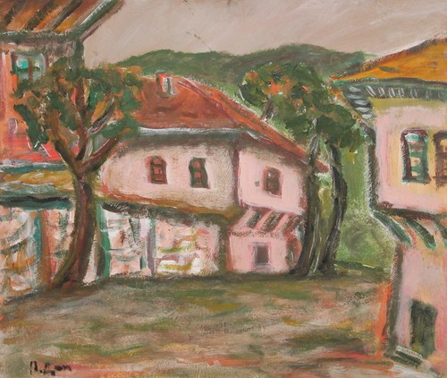 Tableau ancien huile