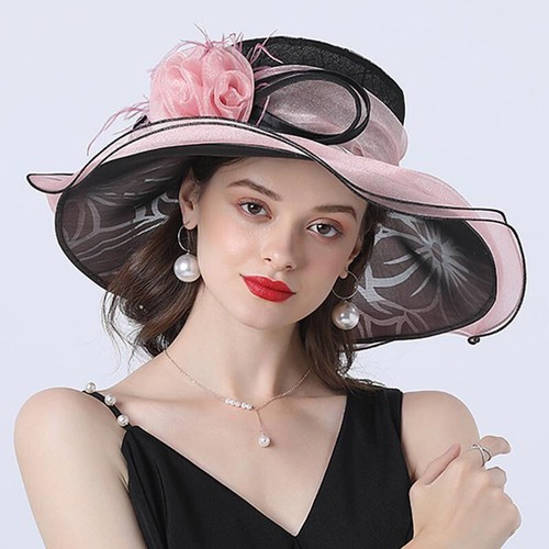 Femme organza église chapeau - femme,