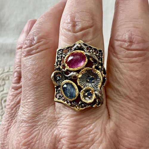 Saphir rubis argent - ,, or
