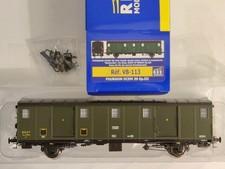 PROMO REE MODELES VB-113 Fourgon OCEM 30 feux fonc toit noir EpIII SNCF HO #70
