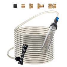 VEVOR Aspirateur à gravier pour aquarium nettoyeur à siphon en PVC de 9,1 m