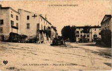 CPA SAUXILLANGES - Place de la