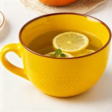 Grande tasse à café Jaune