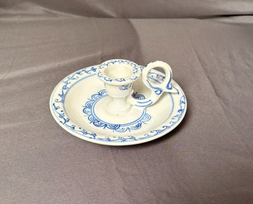 Ancien bougeoir porcelaine - ancien,