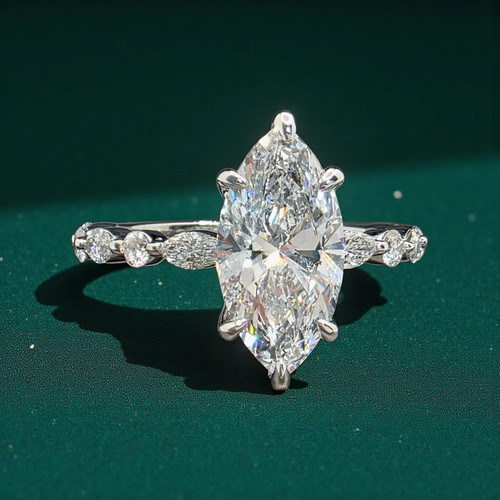 Bague solitaire diamant - bague, en