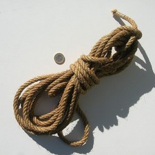 CORDE EN CHANVRE ESCALADE  ROPE CLIMBING MOUNTAINERING