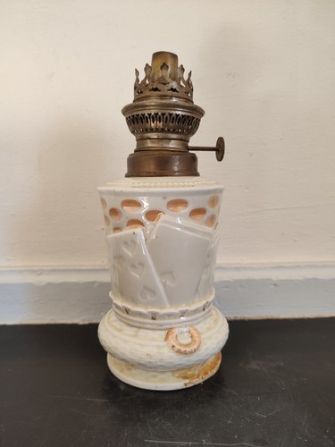 Lampe huile faience - a, en