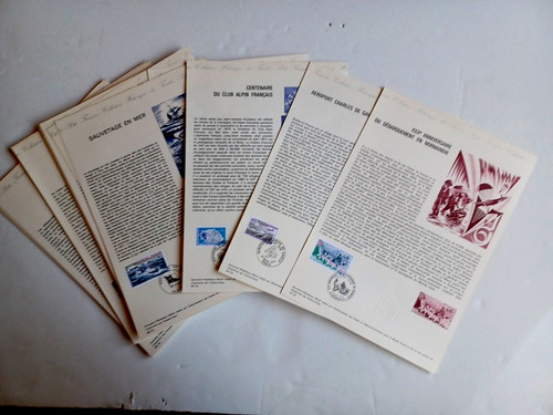 Documents philatéliques lot - philatéliques.,