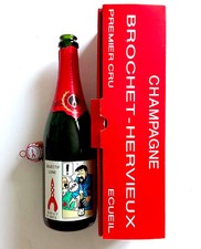 TINTIN OBJECTIF LUNE : BOUTEILLE CHAMPAGNE + BOUCHON - N°0975 - BROCHET-HERVIEUX