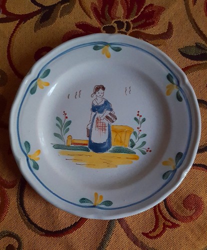 Assiette ancienne pornic - ancienne, vieux