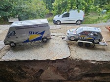 Pack Otto Clio Maxi Ragnotti Monte Carlo 1995 Renault Master remorque 1/18 Otto