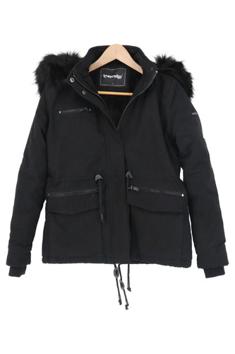 Markenlos parka femme - parka, noir