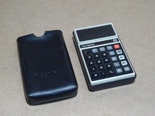 Ancienne Calculatrice OLYMPIA avec son étui