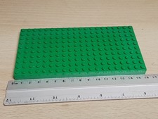 LEGO CONSTRUCTION PLAQUE EPAISSE 16 CM X 8 CM VERTE