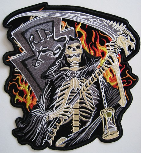 Patch dossard skull la - ,