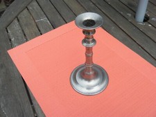 bougeoir étain brillant