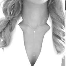 Collier long acier inoxydable