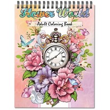 Livre Coloriage Adulte Format A4 Livre de Coloriage Anti Stress pour Adultes ...