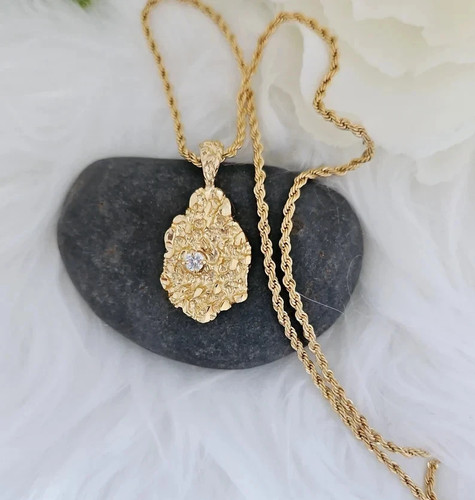 Pendentif breloque pépite - , de