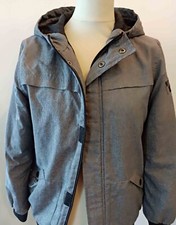 blouson matelassé gris :: taille xs :: kiabi