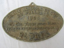plaque concours agricole