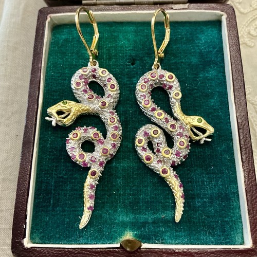 Serpent véritable rubis - serpent,