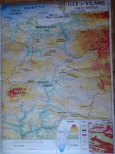 ILLE ET VILAINE - CARTE