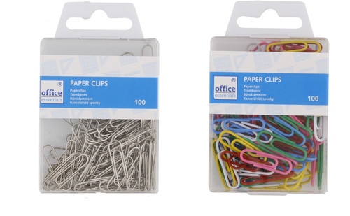 100 pcs trombone papier bureau