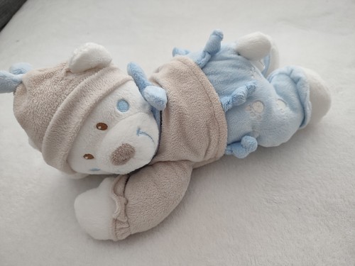 Doudou ours allongé - , gris