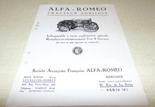 prospectus brochure tracteur