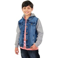Veste En Jean Fleece Pour